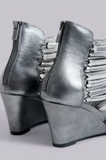 Oxara Snakechain Heeled Wedge Sandal - Image 8