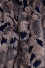Mara Oversized Faux Fur Coat in Ashen - Image 4