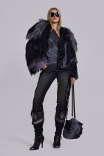 Oksana Faux Fur Muff Bag - Image 5