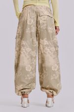 Hibiscus Bloom Parachute Cargo Pants - Image 3