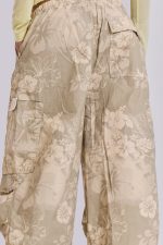 Hibiscus Bloom Parachute Cargo Pants - Image 5