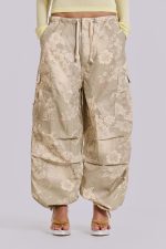Hibiscus Bloom Parachute Cargo Pants - Image 4