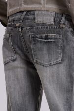 Hunter Loose Straight Leg Jeans in Grey Wash - Image 5