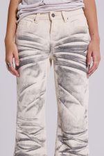 Arctic White Drift Flared Jeans - Image 3