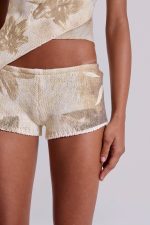 Halia Knit Mini Shorts - Image 2