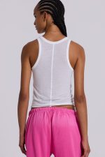 Cleo Slouchy Bootcut Jogger in Pink - Image 4