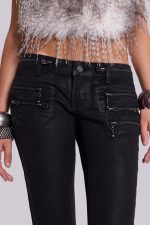Ardor Coated Low Rise Skinny Jeans - Image 4