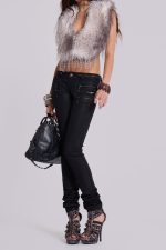 Ardor Coated Low Rise Skinny Jeans - Image 11