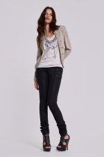 Ardor Coated Low Rise Skinny Jeans - Image 8