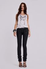 Ardor Coated Low Rise Skinny Jeans - Image 9