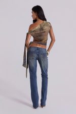 Cassia Cooper Bootcut Jeans in Mid Blue - Image 6
