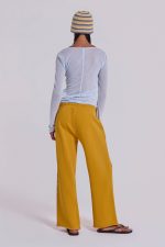Offshore Cropped Joggers in Saffron - Image 6