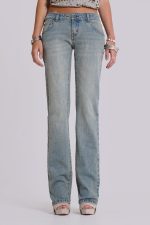 Cassia Cooper Bootcut Jeans in Light Blue - Image 2