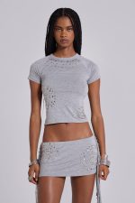 Sita Studded Mini Skort - Image 4