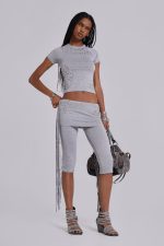 Sita Studded Capri Trousers - Image 5