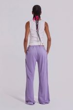 Cleo Slouchy Bootcut Jogger in Purple - Image 4