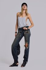 Aleya Beaded Top in Grey - Image 8