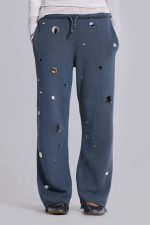 Tarra Embellished Slouchy Bootcut Jogger - Image 2