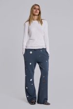 Tarra Embellished Slouchy Bootcut Jogger - Image 7