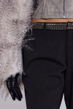 Venissa Embellished Low Rise Tailored Trousers - Image 3
