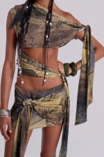 Calia Asymmetric Mini Skirt - Image 5