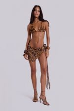 Kiki Knit Sarong with Faux Leather Discs