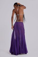 Miria Chiffon Maxi Skirt - Image 9