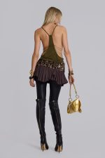 Selesta Embellished Mini Skirt - Image 6