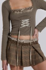 Arabella Pointelle Bustier Top - Image 5