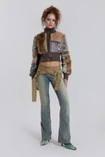 Soho Faux Fur Bomber Jacket - Image 5