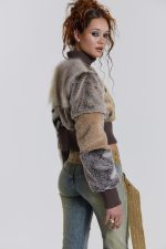 Soho Faux Fur Bomber Jacket - Image 2