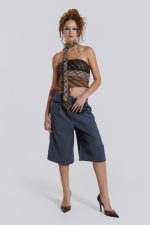 Coltraine Tailored Wide Leg Shorts - Image 4