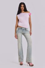 Dare To Drape In Pink With Flower Detail - Image 7