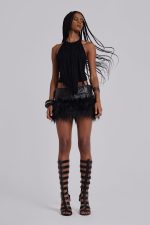 Fexa Backless Fringe Top - Image 7