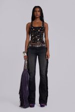 Addison Sequin Vest Top in Midnight - Image 6