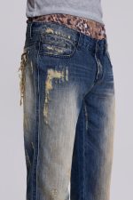 Metal Flared Jeans - Image 5