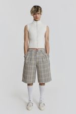 Stone Check Fairway Shorts - Image 2