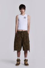 Forest Camo Parachute Shorts - Image 7