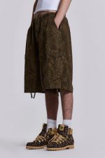 Forest Camo Parachute Shorts - Image 8