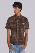 Brown Check Scout Shirt - Image 4
