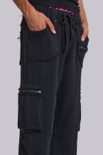 Black Shift Cargo Joggers - Image 3