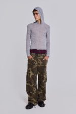 Grey Marl Mist Hoodie - Image 2