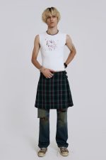 Green Check Mini Fraser Kilt - Image 3