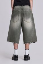 Khaki Colossus Jorts - Image 3