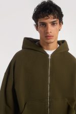 NTRLS Moss Oversized Zip Through Hoodie - Image 5