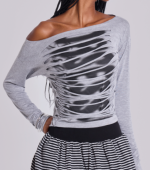 Obsessed Slashed Layered Top - Image 7