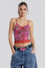 Fusion Mesh Camisole Top - Image 3