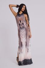 Xaviera Backless Mesh Maxi Dress - Image 7