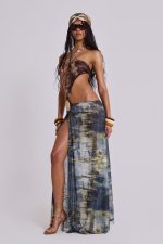Luara Asymmetric Maxi Dress - Image 3