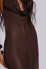 Moara Knit Plunge Maxi Dress - Image 4